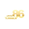 86 JDM Araba Sticker 17x17 Cm Gold