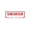 Slow Car Club Araba Sticker 17x17 Cm Kırmızı
