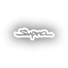 Supra Araba Sticker 17x17 Cm Beyaz