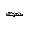 Supra Araba Sticker 17x17 Cm Siyah