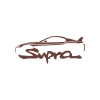 Supra Araba Sticker 17x17 Cm Kahverengi