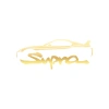 Supra Araba Sticker 17x17 Cm Gold