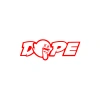 Dope Araba Sticker 17x17 Cm Kırmızı
