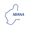 Adana Harita Araba Sticker 17x17 Cm Mavi
