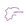 Artvin Harita Araba Sticker 17x17 Cm Mor