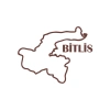 Bitlis Harita Araba Sticker 17x17 Cm Kahverengi