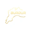 Burdur Harita Araba Sticker 17x17 Cm Gold