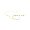 Çankırı Harita Araba Sticker 17x17 Cm Gold
