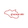 Çankırı Harita Araba Sticker 17x17 Cm Kırmızı