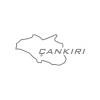 Çankırı Harita Araba Sticker 17x17 Cm Gri