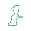 Edirne Harita Araba Sticker 17x17 Cm Yeşil