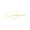 Gaziantep Harita Araba Sticker 17x17 Cm Gold