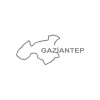 Gaziantep Harita Araba Sticker 17x17 Cm Gri