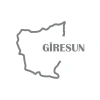 Giresun Harita Araba Sticker 17x17 Cm Gri