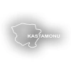 Kastamonu Harita Araba Sticker 17x17 Cm Beyaz