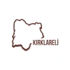 Kırklareli Harita Araba Sticker 17x17 Cm Kahverengi