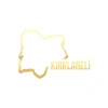 Kırklareli Harita Araba Sticker 17x17 Cm Gold