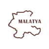Malatya Harita Araba Sticker 17x17 Cm Kahverengi
