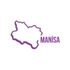 Manisa Harita Araba Sticker 17x17 Cm Mor