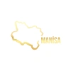 Manisa Harita Araba Sticker 17x17 Cm Gold