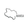 Manisa Harita Araba Sticker 17x17 Cm Gri