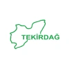 Tekirdağ Harita Araba Sticker 17x17 Cm Yeşil