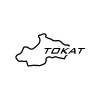 Tokat Harita Araba Sticker 17x17 Cm Siyah