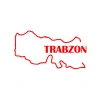 Trabzon Harita Araba Sticker 17x17 Cm Kırmızı