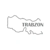 Trabzon Harita Araba Sticker 17x17 Cm Gri