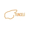 Tunceli Harita Araba Sticker 17x17 Cm Turuncu