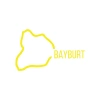Bayburt Harita Araba Sticker 17x17 Cm Sarı