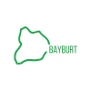 Bayburt Harita Araba Sticker 17x17 Cm Yeşil