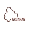 Ardahan Harita Araba Sticker 17x17 Cm Kahverengi