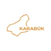 Karabük Harita Araba Sticker 17x17 Cm Turuncu