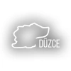 Düzce Harita Araba Sticker 17x17 Cm Beyaz