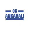 06 Ankaralı Araba Sticker 17x17 Cm Mavi