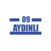 09 Aydınlı Araba Sticker 17x17 Cm Mavi