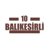10 Balıkesirli Araba Sticker 17x17 Cm Kahverengi