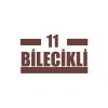 11 Bilecikli Araba Sticker 17x17 Cm Kahverengi