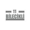 11 Bilecikli Araba Sticker 17x17 Cm Gri