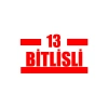 13 Bitlisli Araba Sticker 17x17 Cm Kırmızı