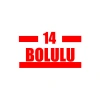 14 Bolulu Araba Sticker 17x17 Cm Kırmızı