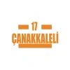 17 Çanakkaleli Araba Sticker 17x17 Cm Turuncu