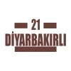 21 Diyarbakırlı Araba Sticker 17x17 Cm Kahverengi