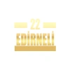 22 Edirneli Araba Sticker 17x17 Cm Gold