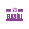 23 Elazığlı Araba Sticker 17x17 Cm Mor