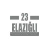 23 Elazığlı Araba Sticker 17x17 Cm Gri