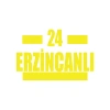 24 Erzincanlı Araba Sticker 17x17 Cm Sarı