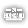 24 Erzincanlı Araba Sticker 17x17 Cm Beyaz