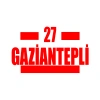 27 Gaziantepli Araba Sticker 17x17 Cm Kırmızı